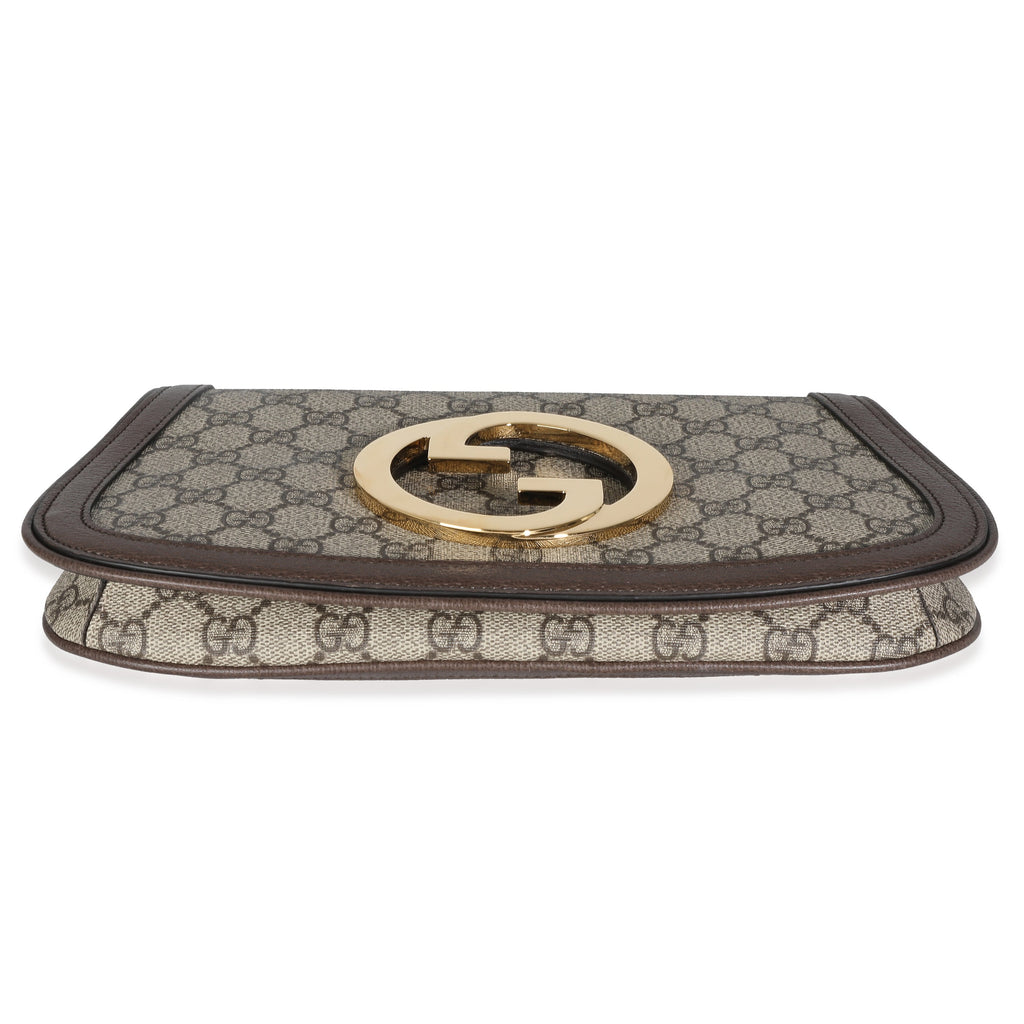 Gucci Beige GG Supreme Canvas Blondie Shoulder Bag