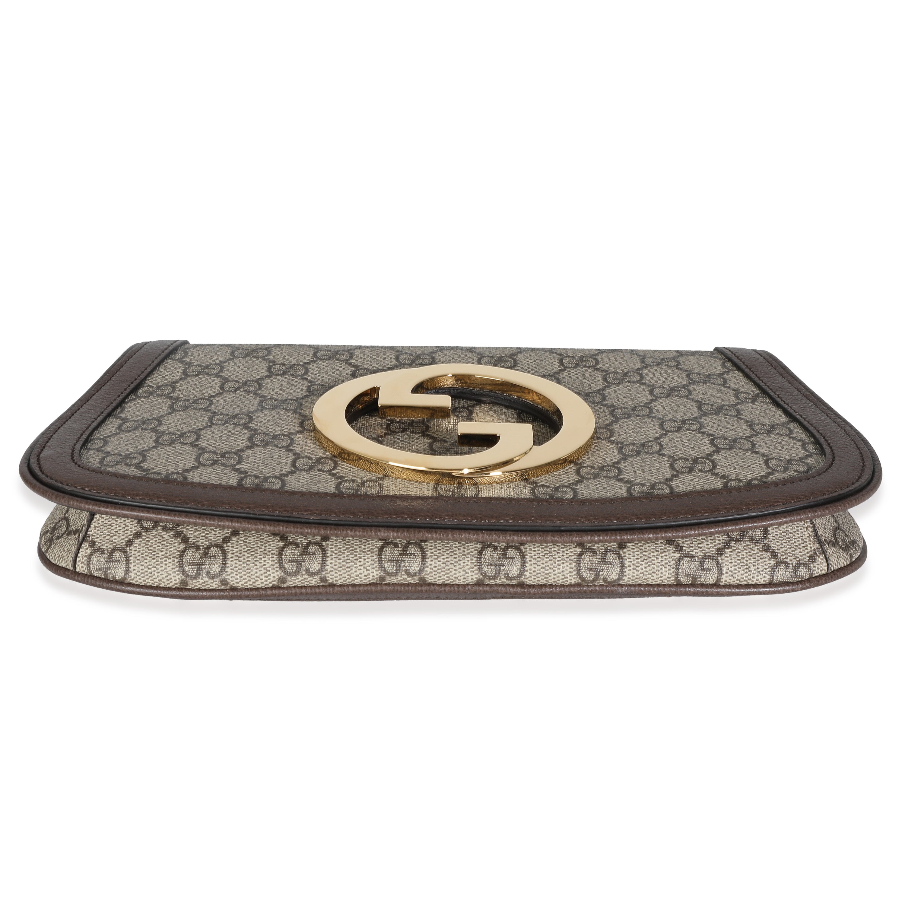 Gucci Beige GG Supreme Canvas Blondie Shoulder Bag