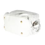 Louis Vuitton White Monogram Mahina XL Hobo