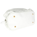 Louis Vuitton White Monogram Mahina XL Hobo