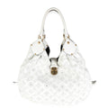 Louis Vuitton White Monogram Mahina XL Hobo