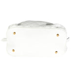 Louis Vuitton White Monogram Mahina XL Hobo