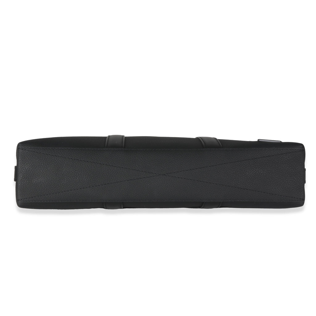 Louis Vuitton Black Calfskin Aerogram Takeoff Briefcase