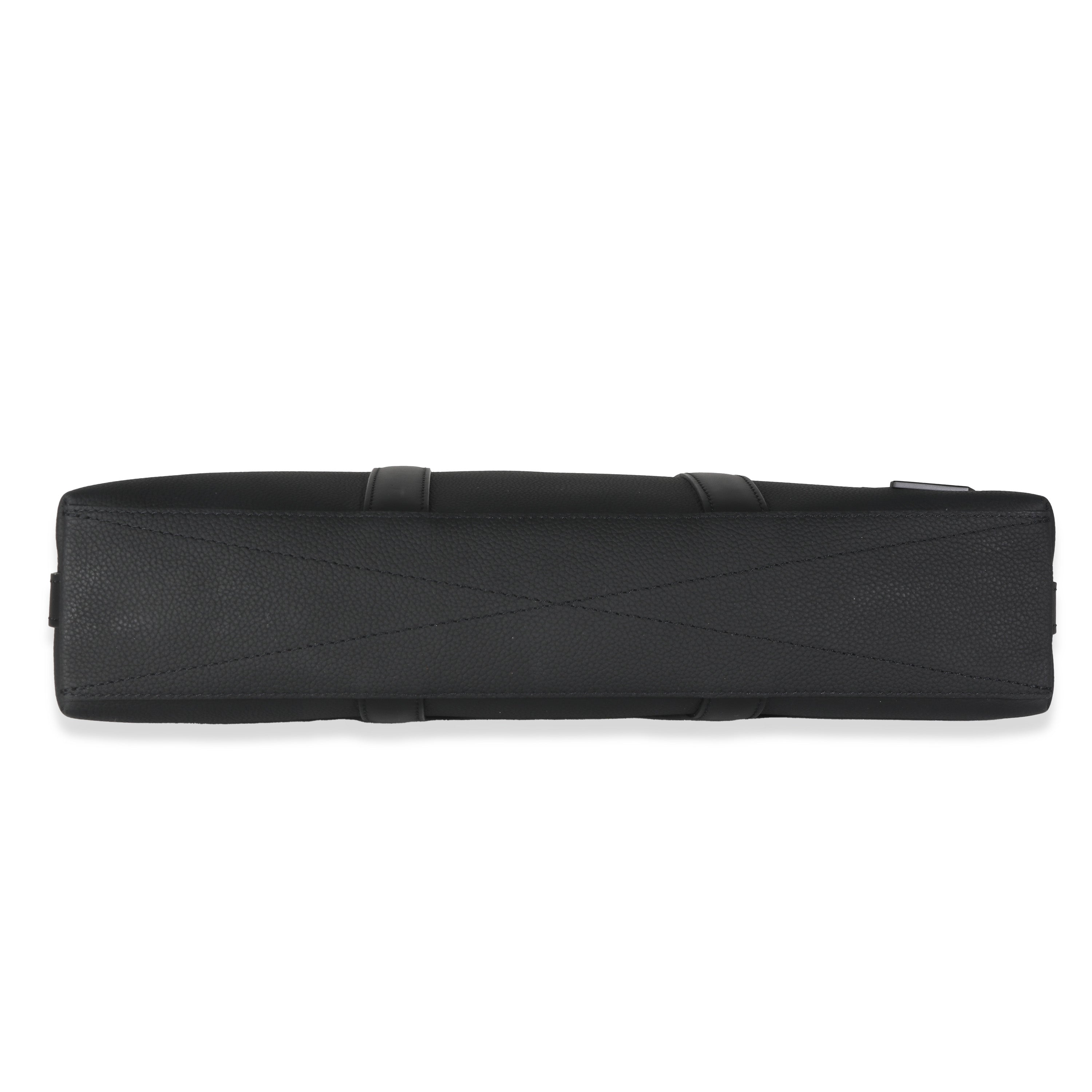 Louis Vuitton Black Calfskin Aerogram Takeoff Briefcase