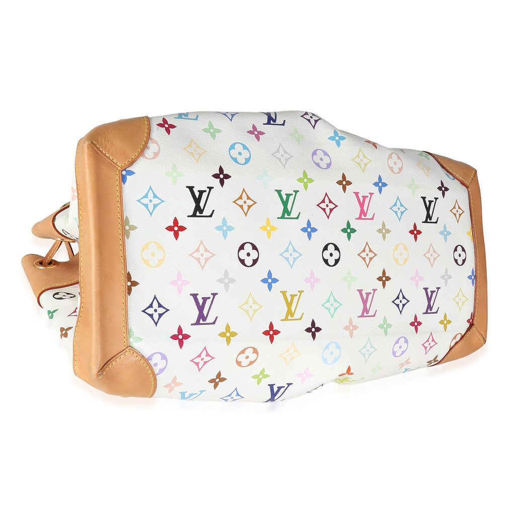 Louis Vuitton x Takashi Murakami White Multicolor Canvas Ursula