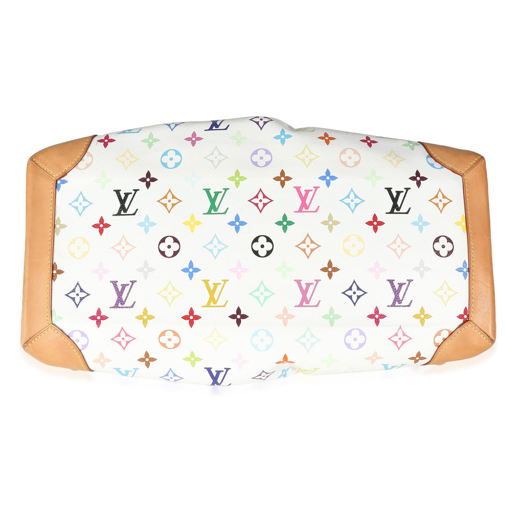 Louis Vuitton x Takashi Murakami White Multicolor Canvas Ursula