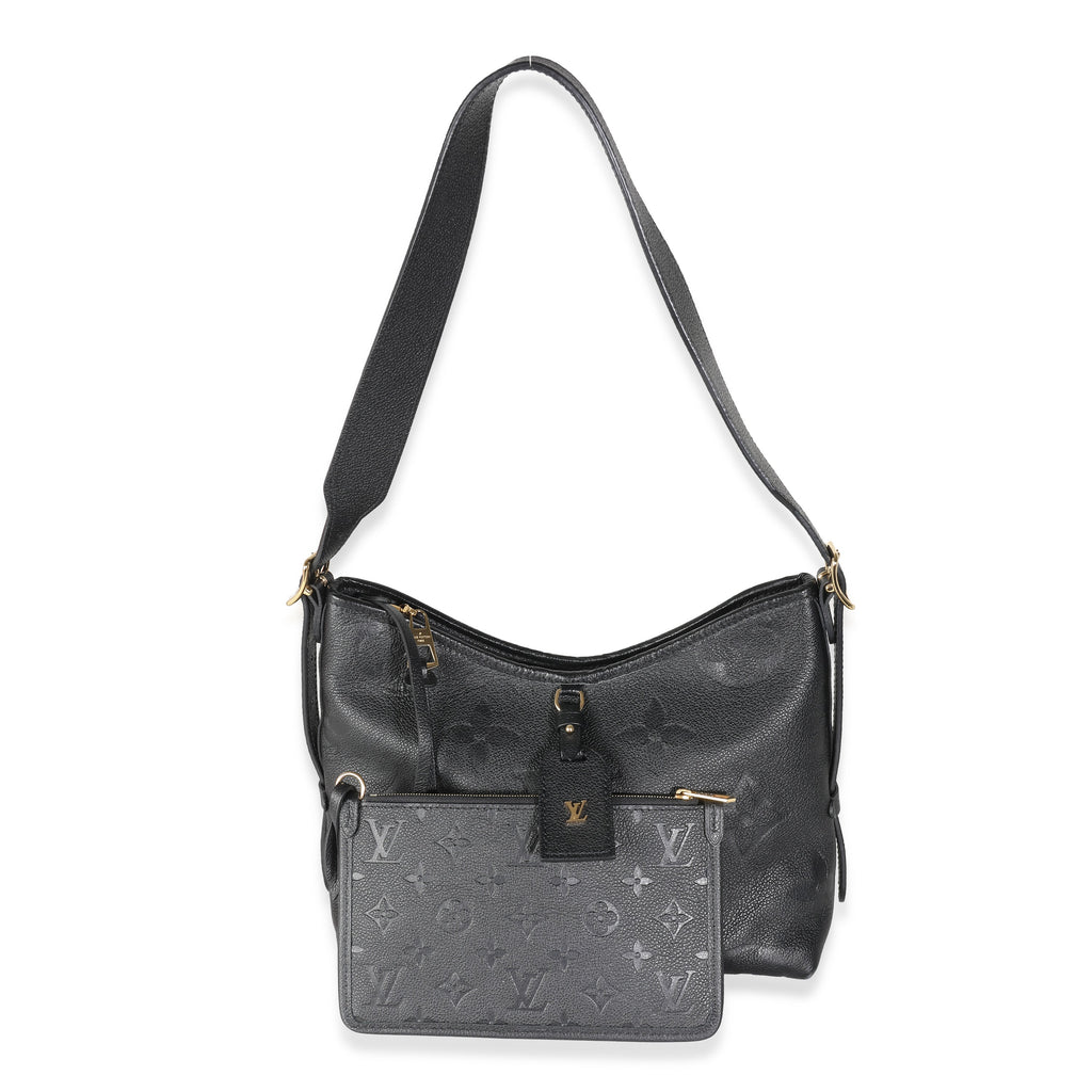 Louis Vuitton Black Empreinte Carryall PM