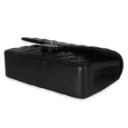 Chanel Black Quilted Lambskin Medium Classic Double Flap Bag