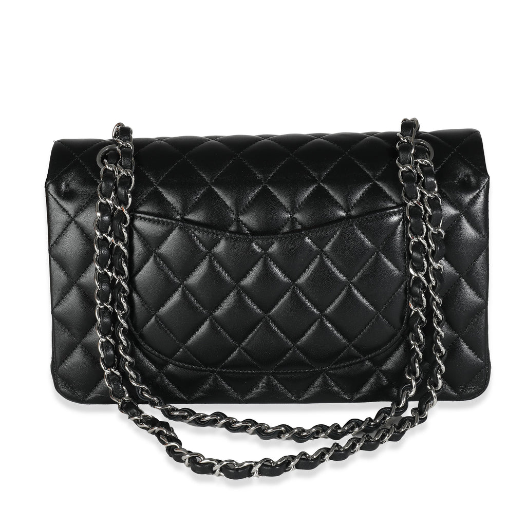 Chanel Black Quilted Lambskin Medium Classic Double Flap Bag