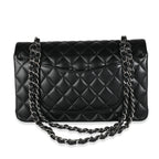 Chanel Black Quilted Lambskin Medium Classic Double Flap Bag
