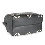 Louis Vuitton Black Beige Monogram Empreinte Speedy Bandouliere 25