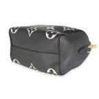 Louis Vuitton Black Beige Monogram Empreinte Speedy Bandouliere 25