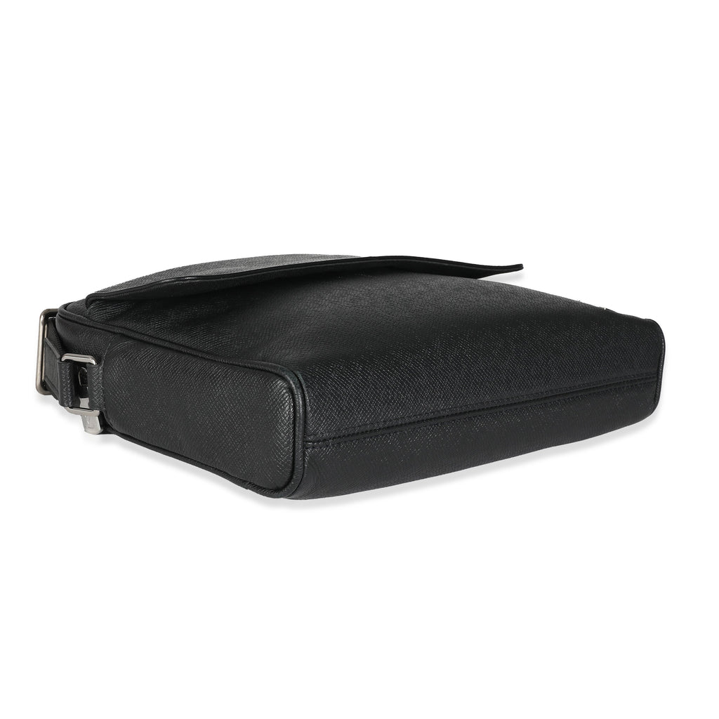 Louis Vuitton Black Taiga Alex Messenger PM