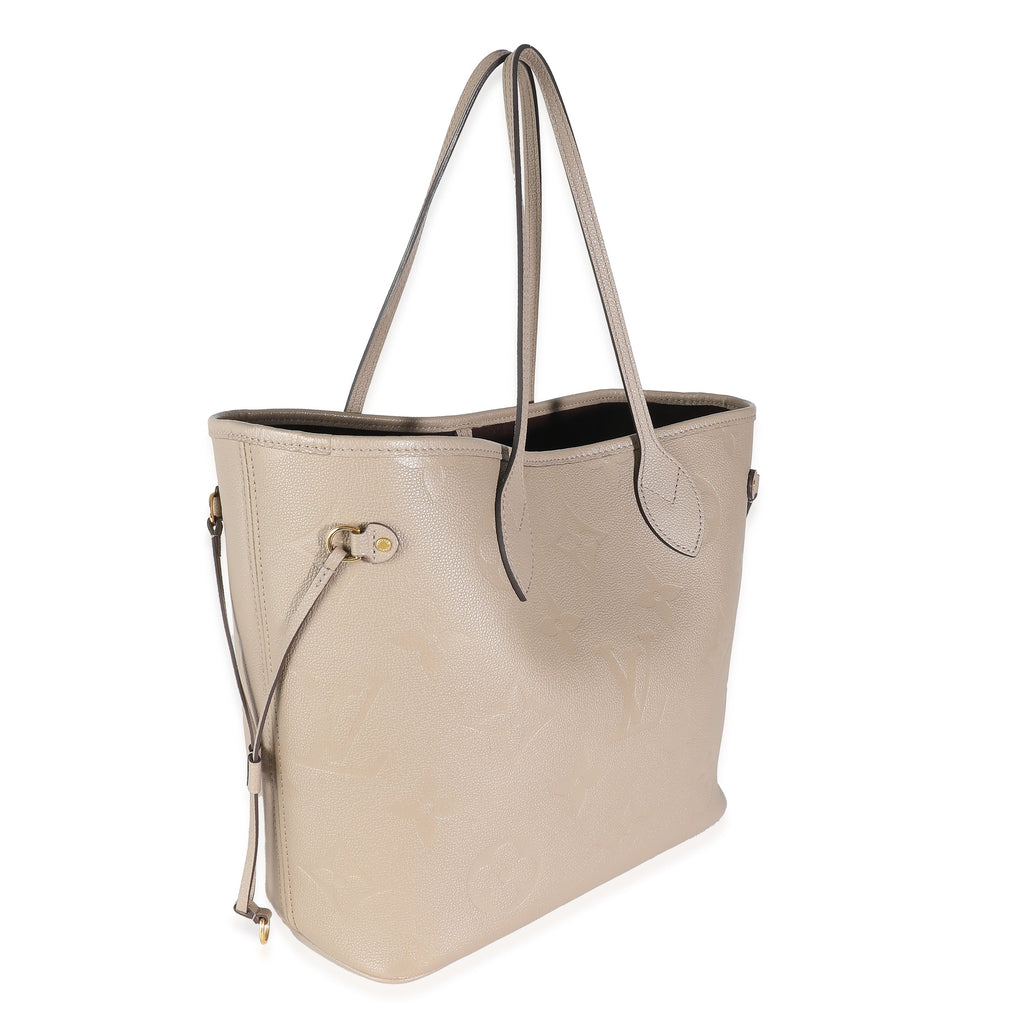 Louis Vuitton Turtledove Monogram Empreinte Neverfull MM