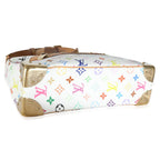 Louis Vuitton White Monogram Multicolor Canvas Boulogne