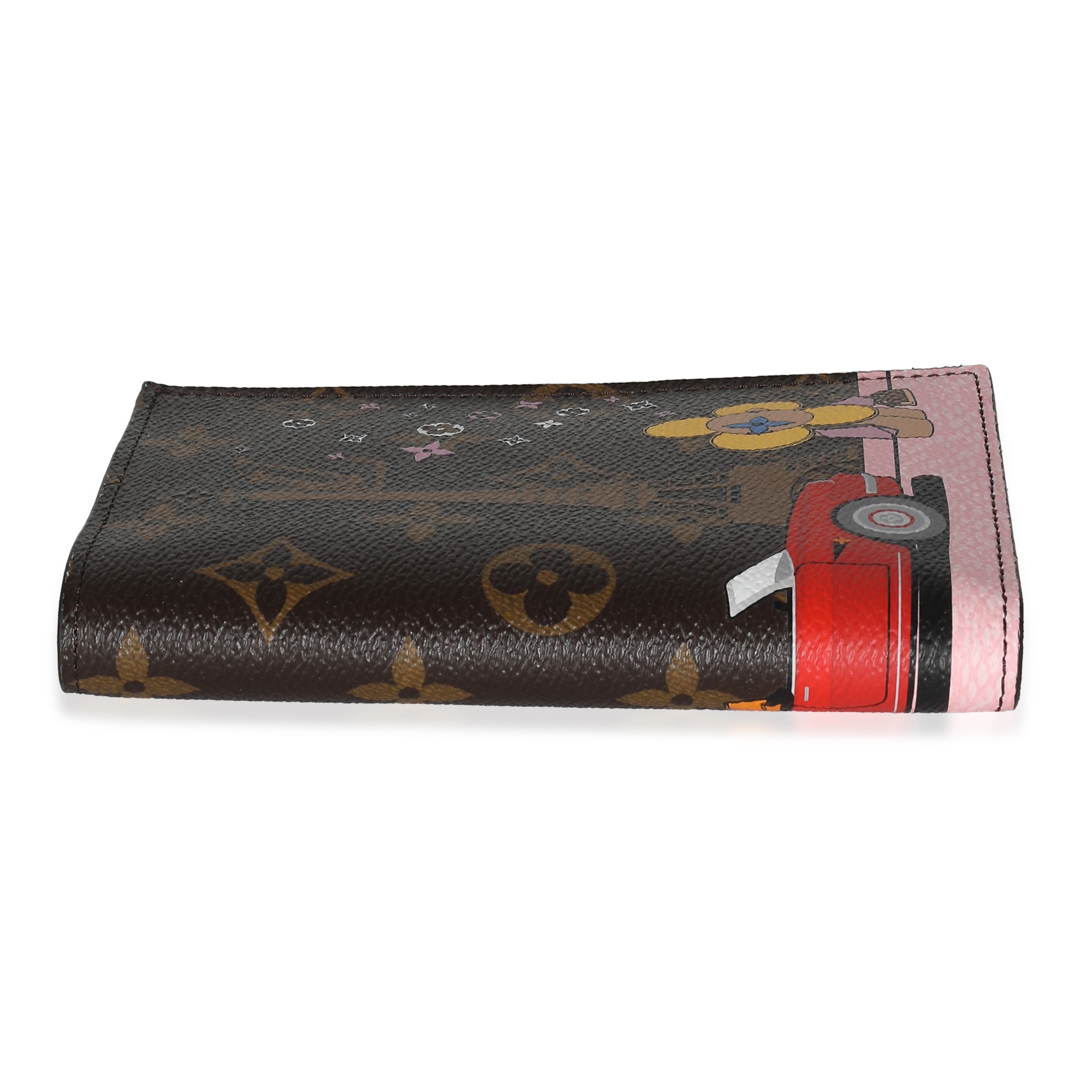 Louis Vuitton Rouge Monogram Canvas 2019 Christmas Animation Passport Cover
