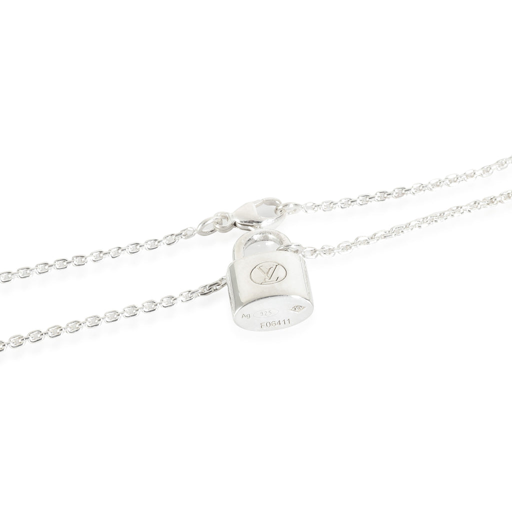 Louis Vuitton Lockit Pendant in Sterling Silver