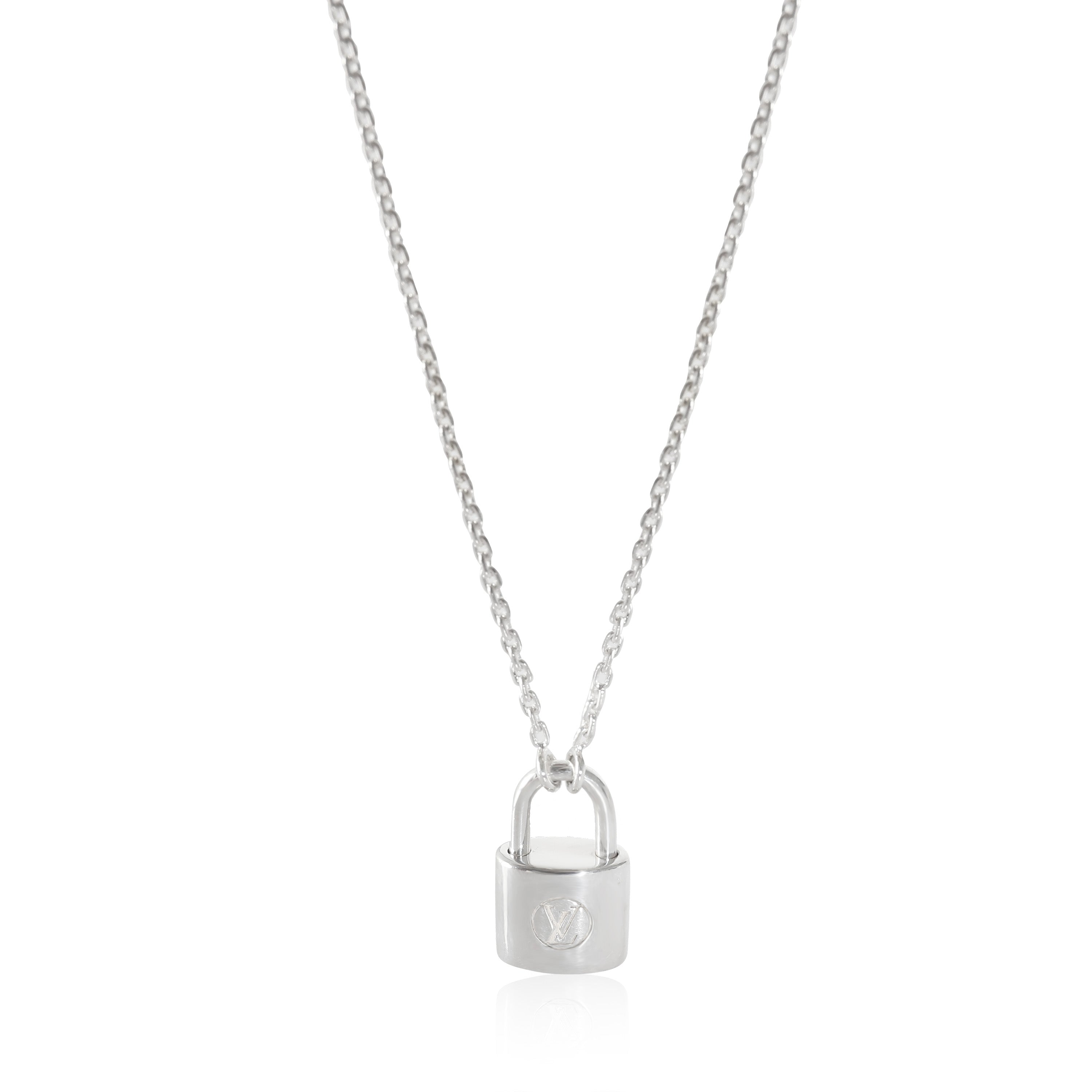Louis Vuitton Lockit Pendant in Sterling Silver