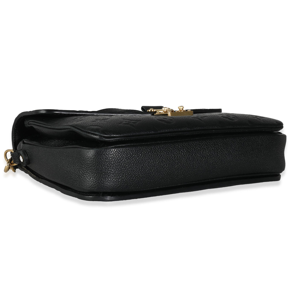 Louis Vuitton Black Empreinte Pochette Metis