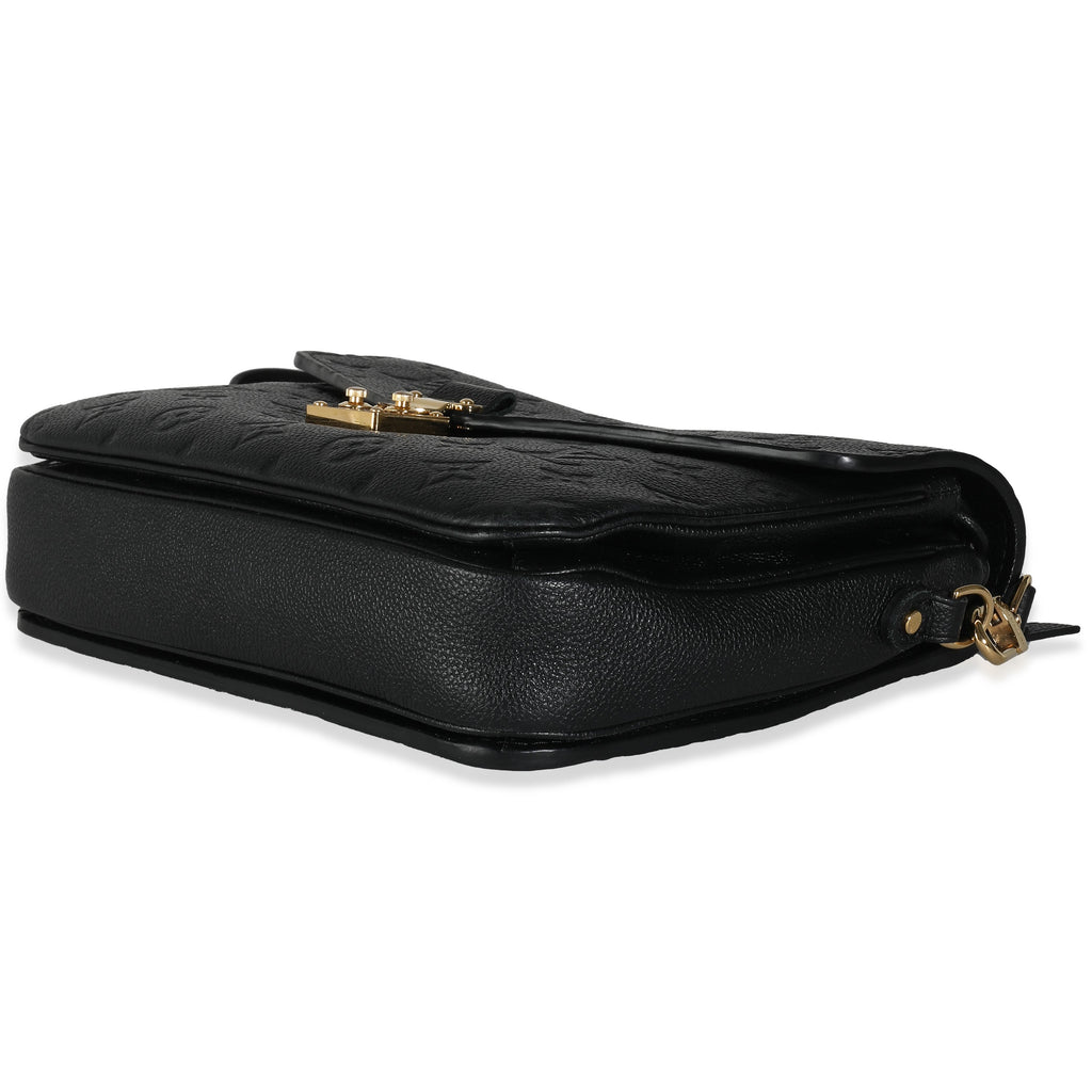 Louis Vuitton Black Empreinte Pochette Metis