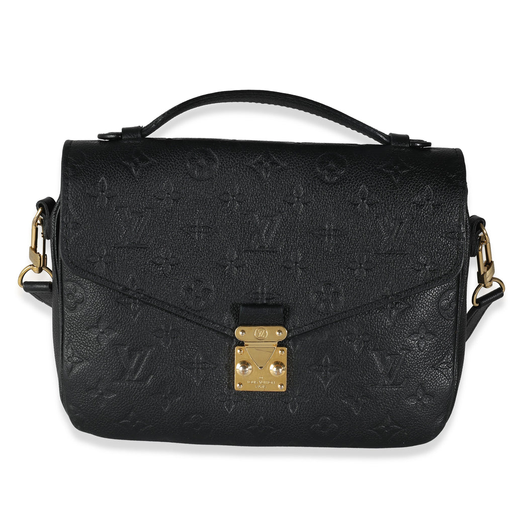 Louis Vuitton Black Empreinte Pochette Metis