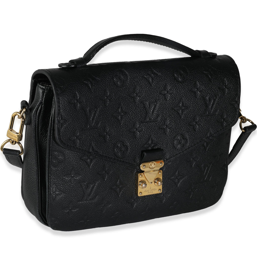 Louis Vuitton Black Empreinte Pochette Metis