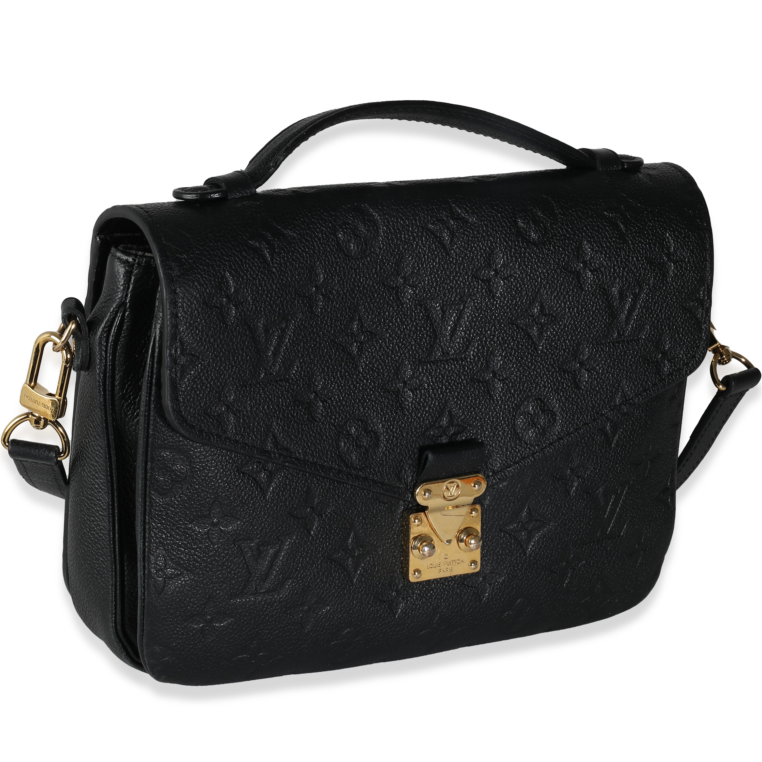 Louis Vuitton Black Empreinte Pochette Metis