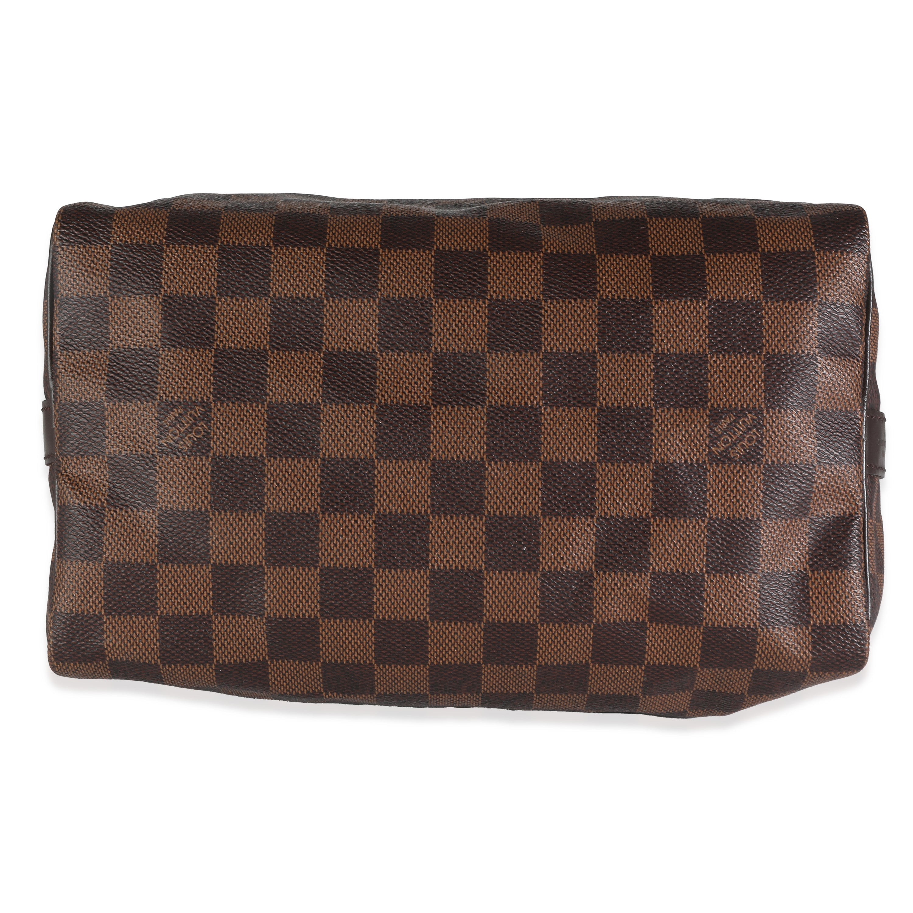 Louis Vuitton Louis Vuitton Damier Ebene Canvas Speedy Bandouliere 25