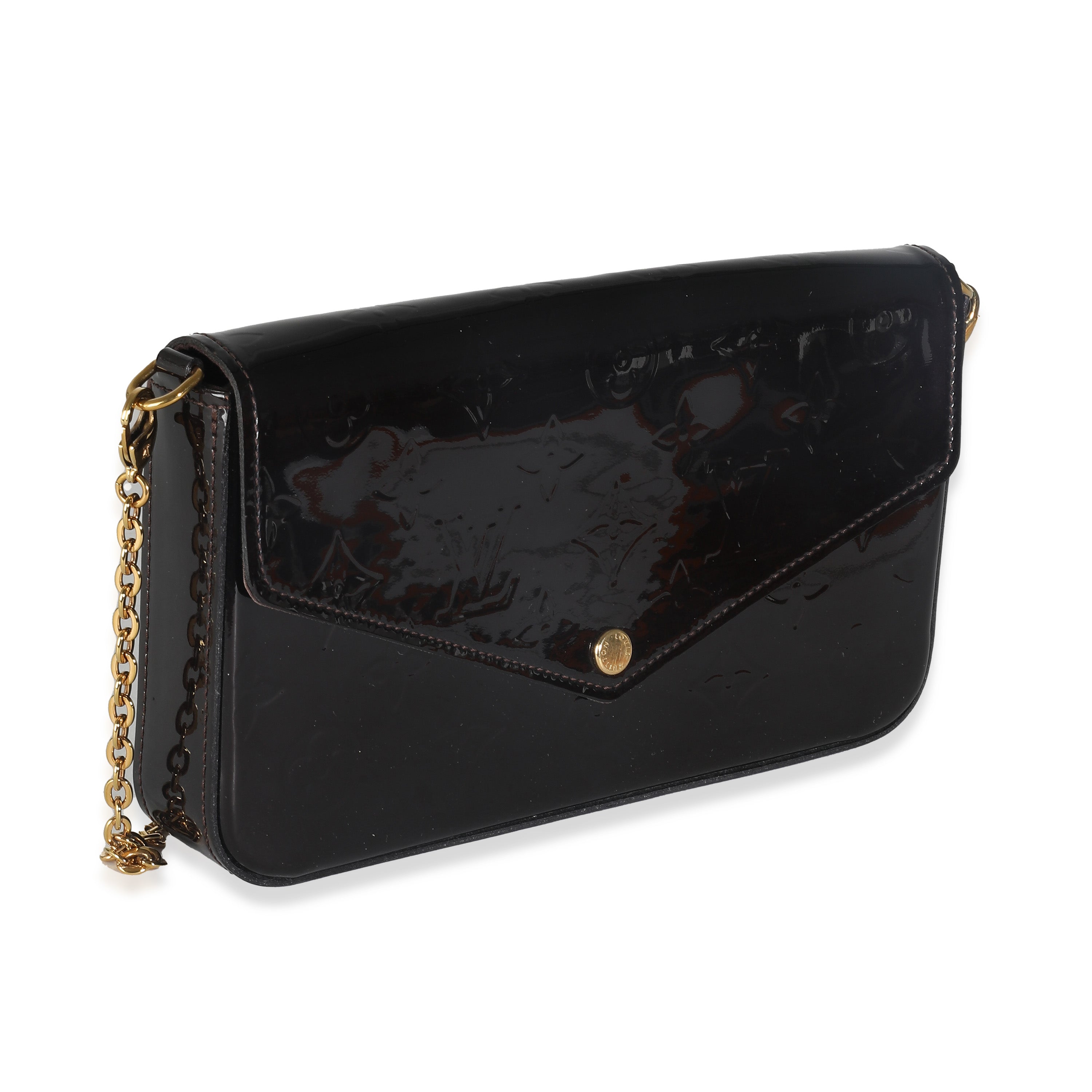 Louis Vuitton Amarante Vernis Felicie Pochette
