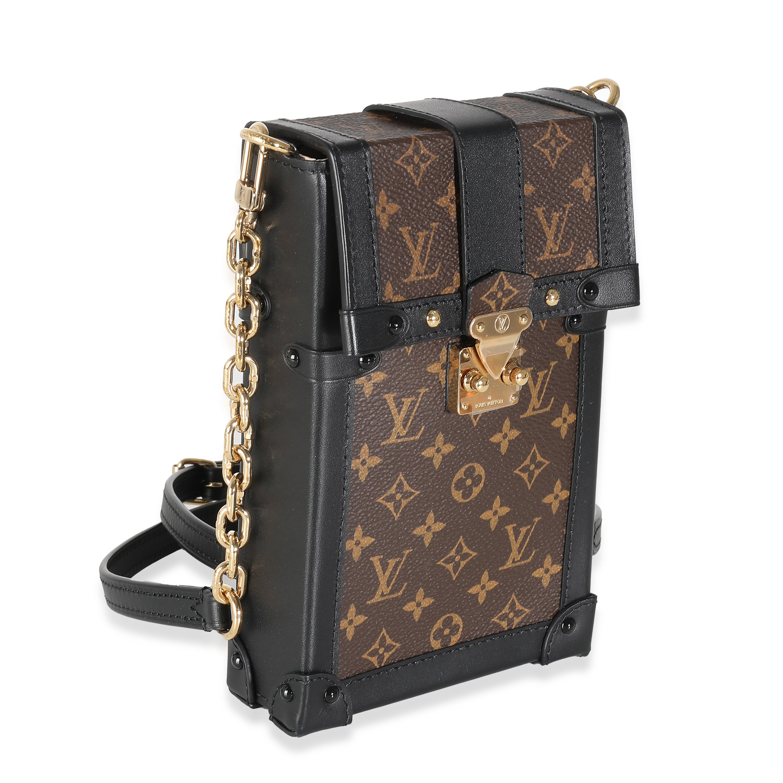 Louis Vuitton Monogram Canvas Vertical Trunk Pochette