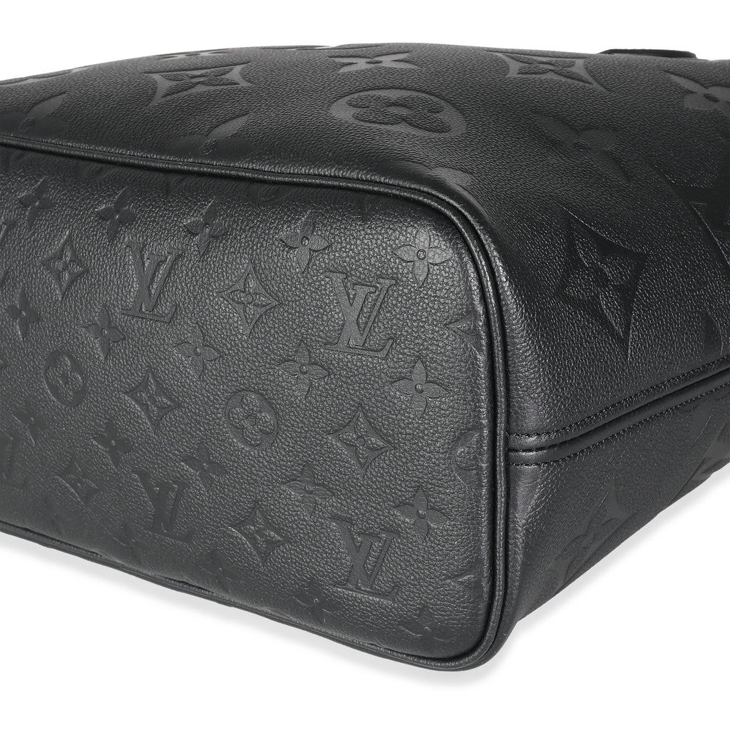 Louis Vuitton Black Monogram Giant Empreinte Neverfull MM