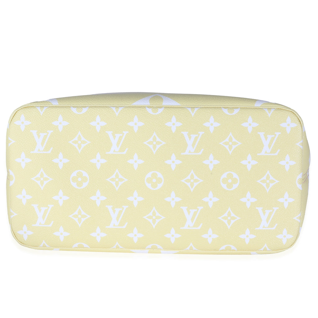 Louis Vuitton Pink Monogram Giant Canvas By The Pool Neverfull MM