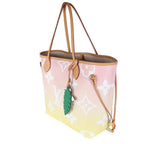 Louis Vuitton Pink Monogram Giant Canvas By The Pool Neverfull MM