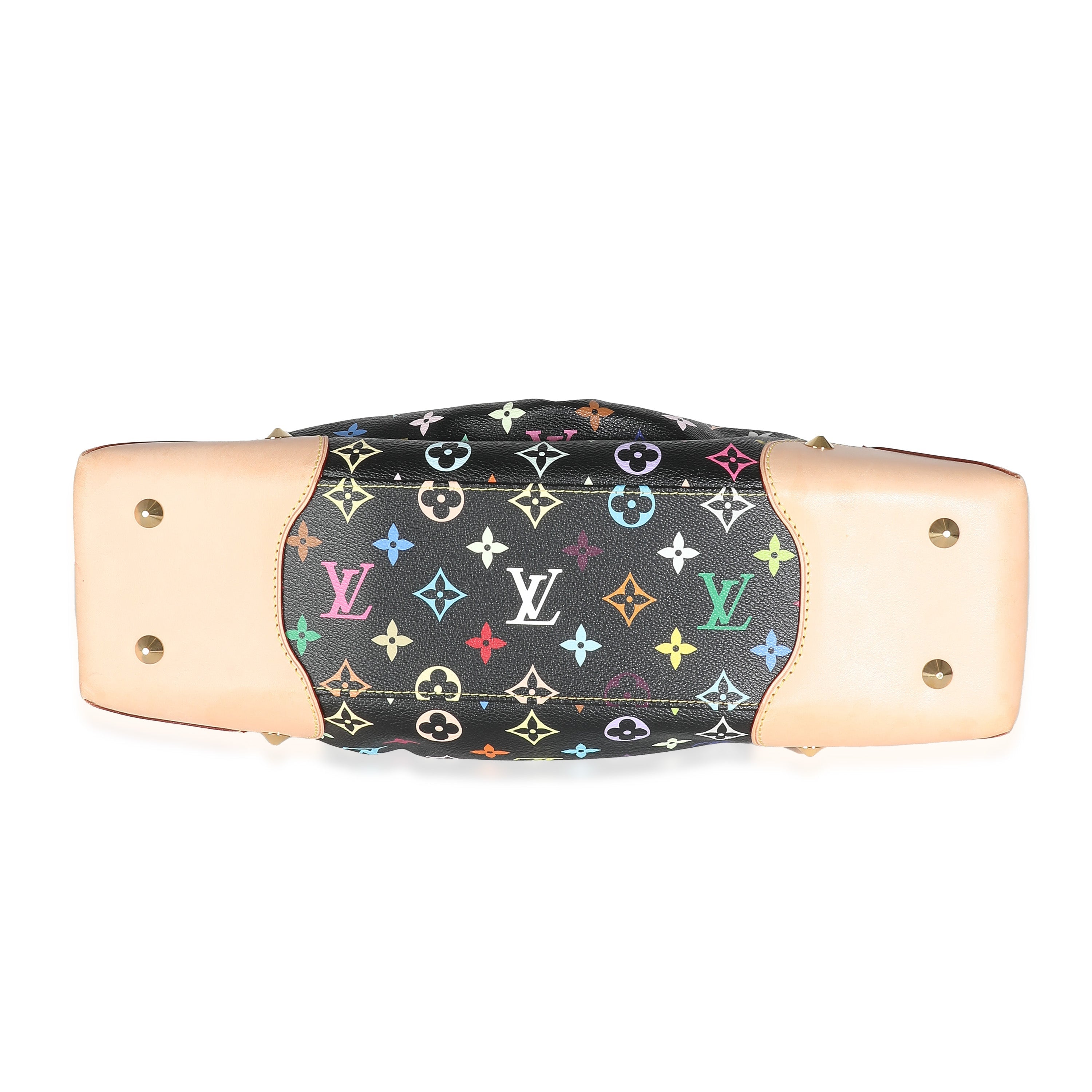 Louis Vuitton Black Monogram Multicolore Canvas Judy MM
