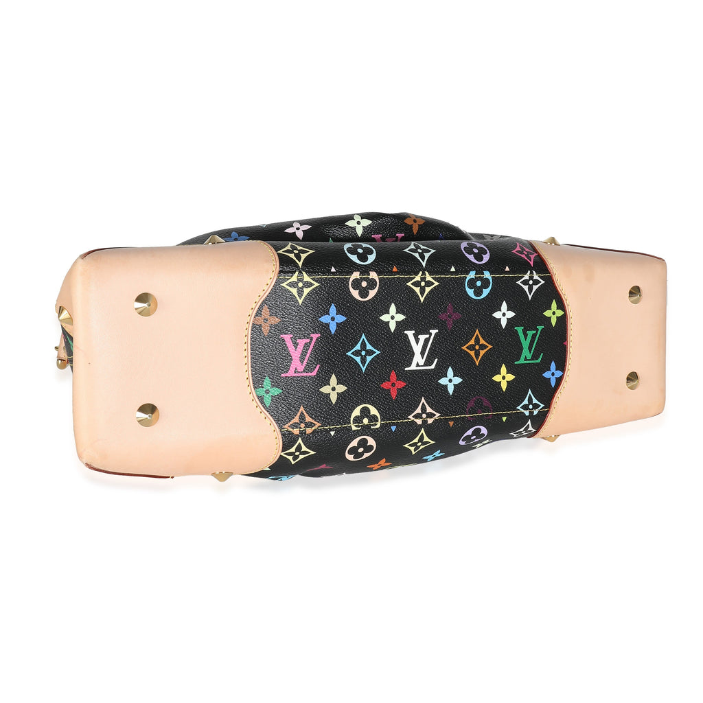 Louis Vuitton Black Monogram Multicolore Canvas Judy MM