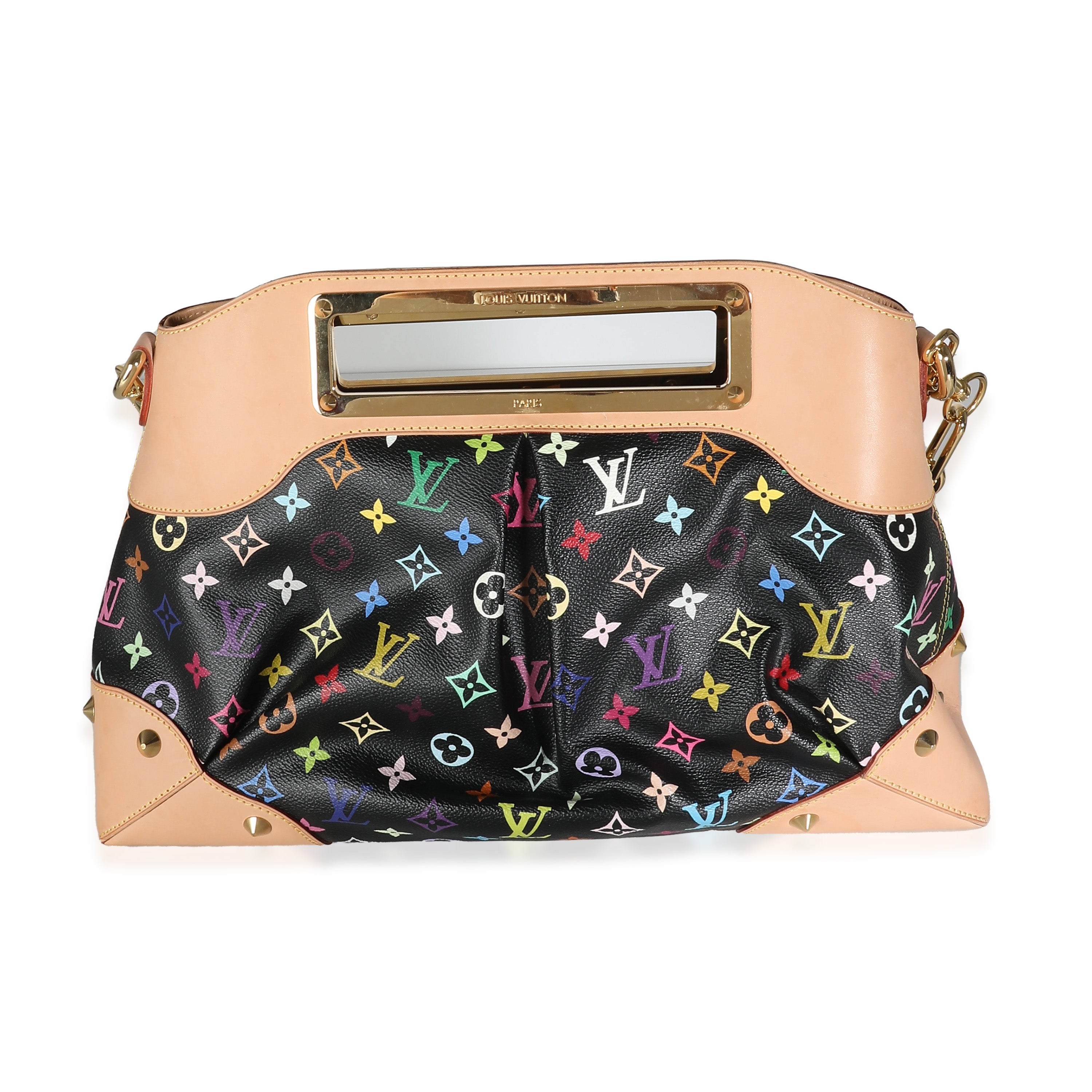 Louis Vuitton Black Monogram Multicolore Canvas Judy MM