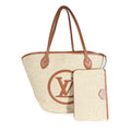 Louis Vuitton Caramel Raffia Saint Jacques Tote