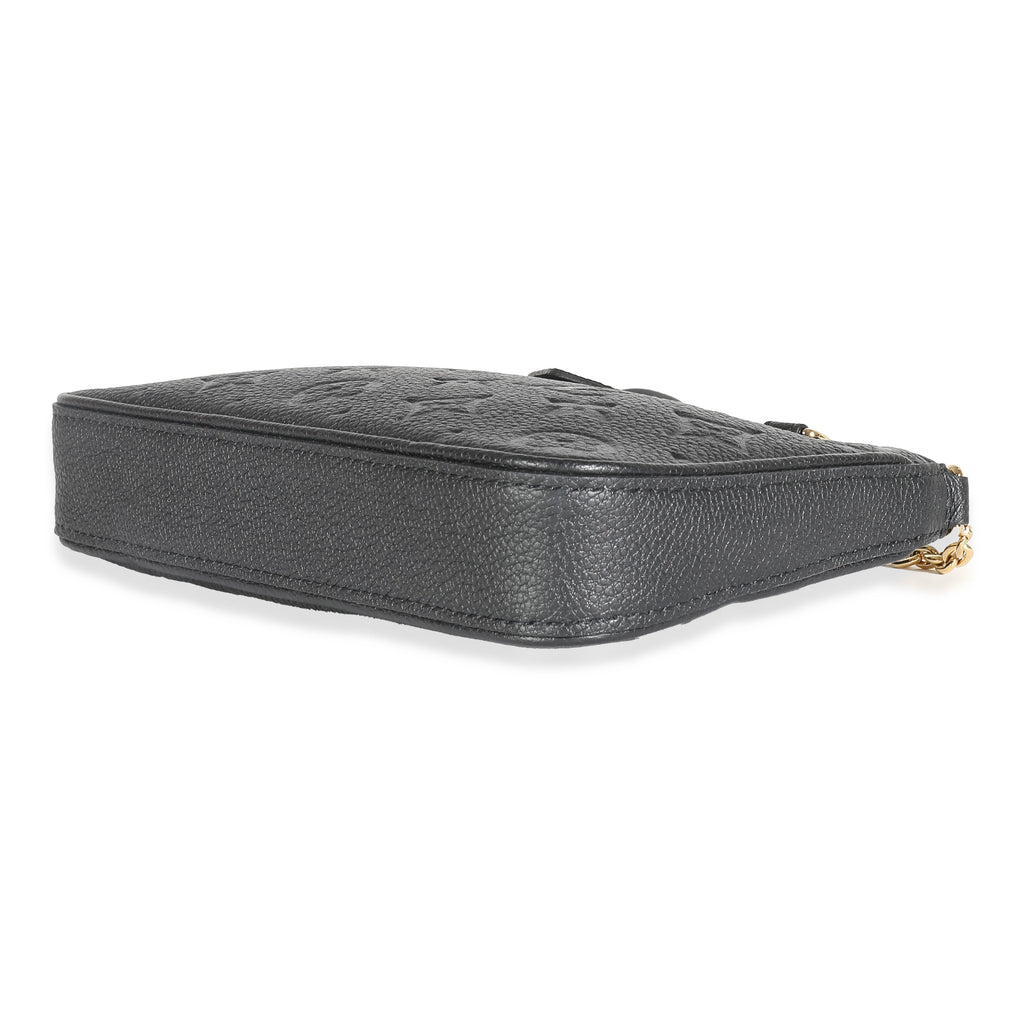 Louis Vuitton Black Monogram Empreinte Easy Pouch On Strap
