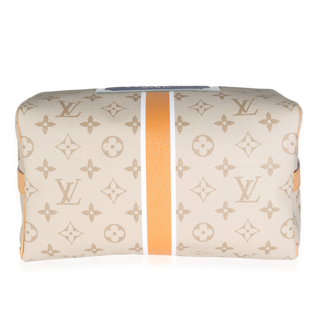 Louis Vuitton Beige Ocher Monopaname Canvas Speedy Bandouliere 25