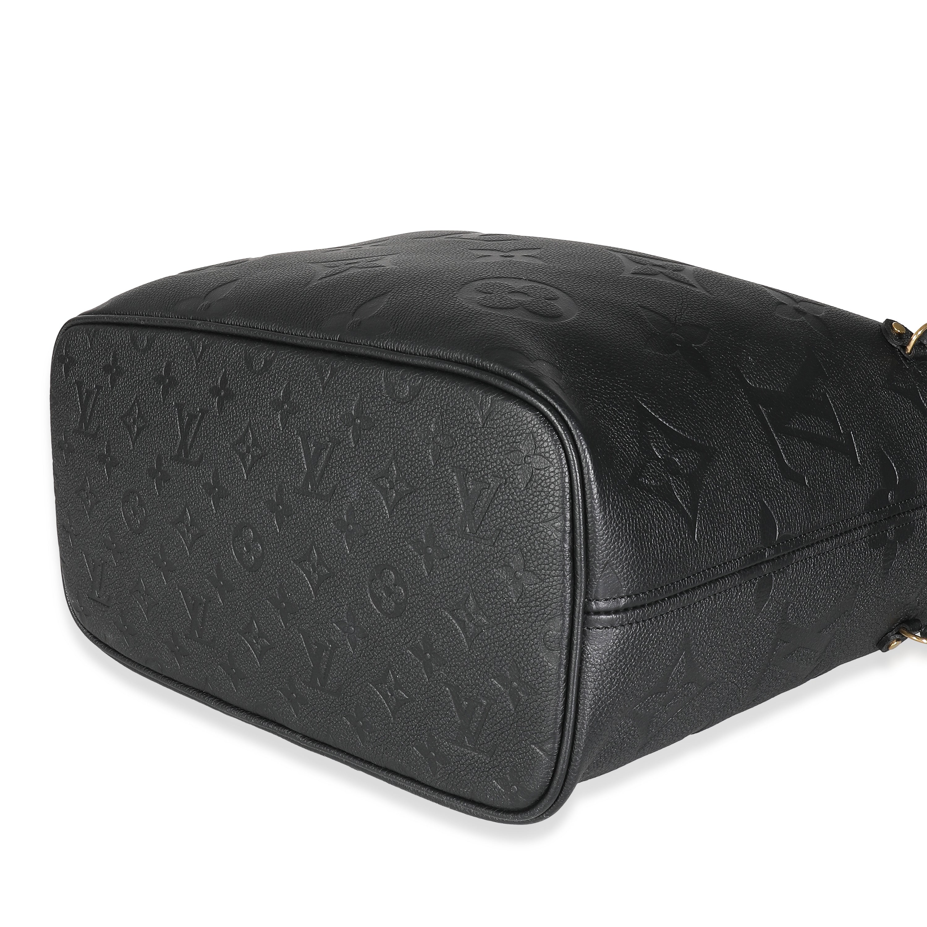 Louis Vuitton Black Monogram Empreinte Neverfull MM