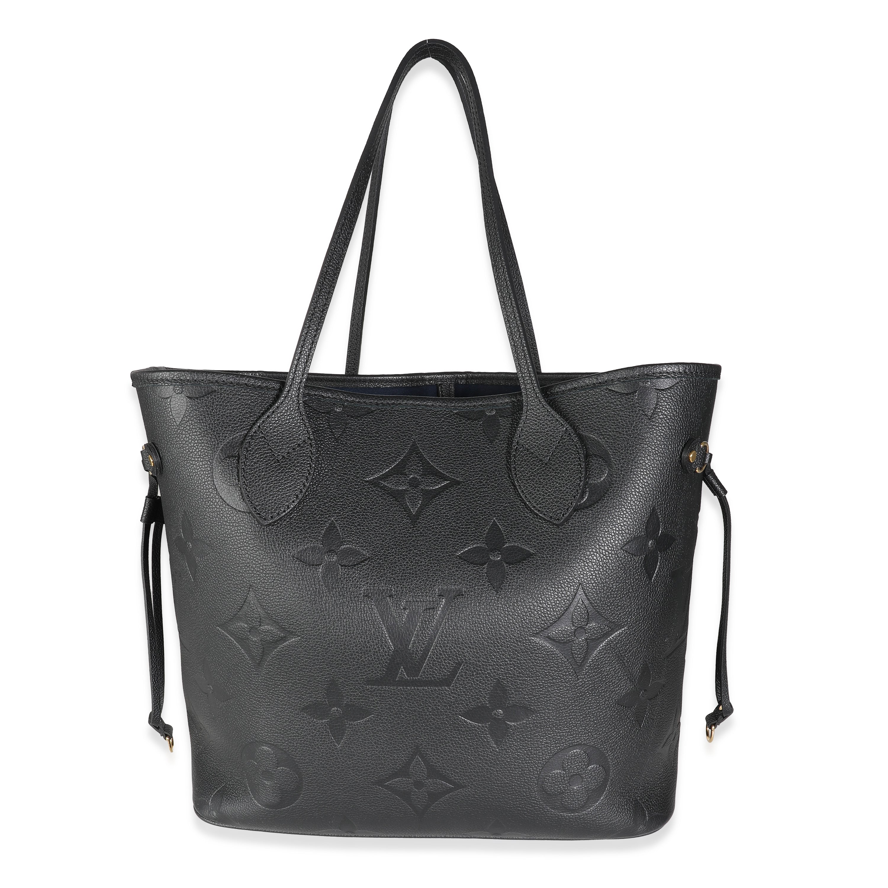 Louis Vuitton Black Monogram Empreinte Neverfull MM