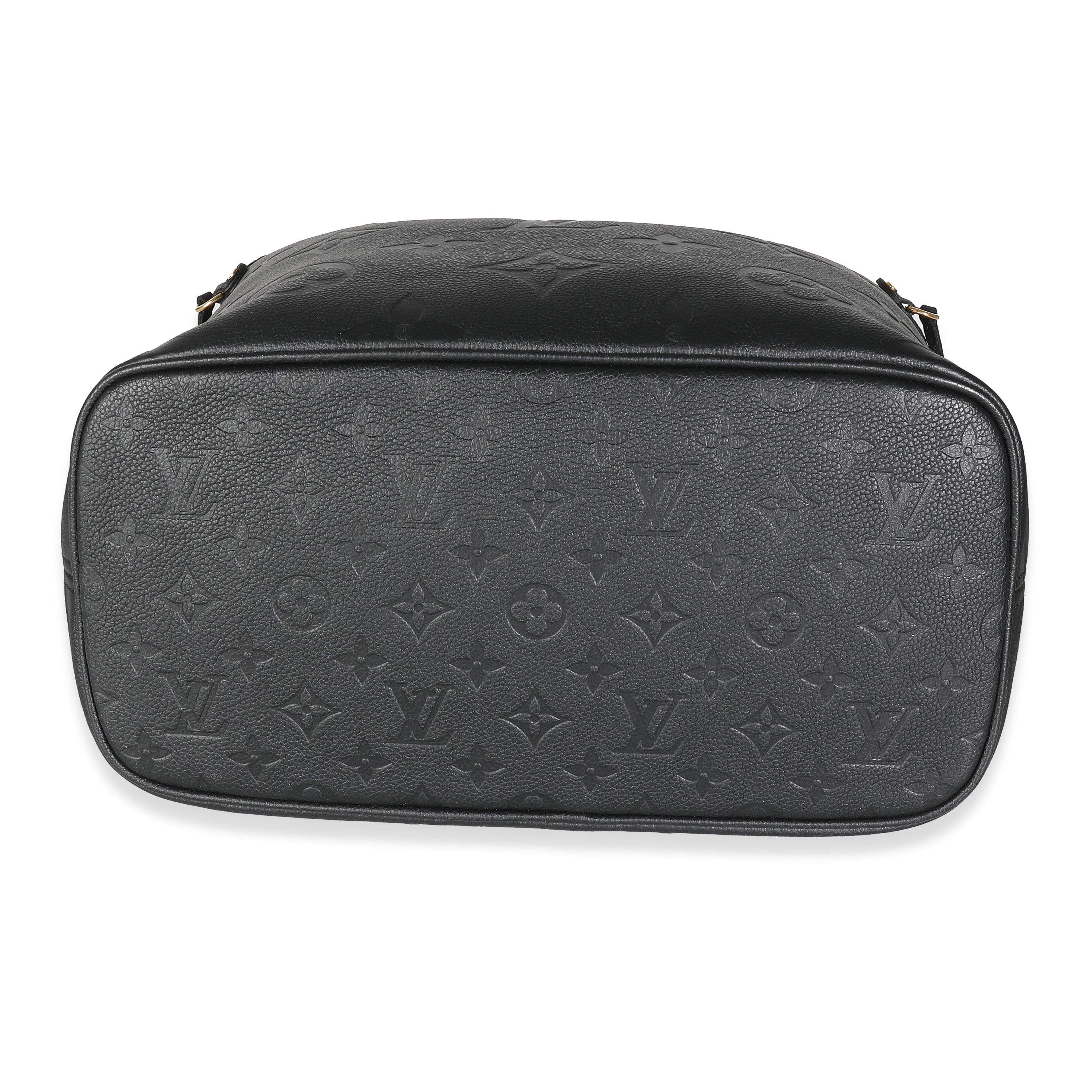 Louis Vuitton Black Monogram Empreinte Neverfull MM