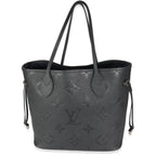 Louis Vuitton Black Monogram Empreinte Neverfull MM