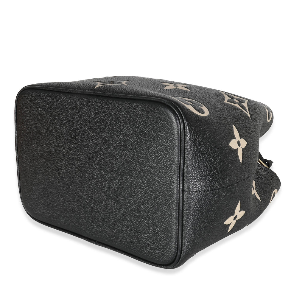 Louis Vuitton Black Beige Giant Empreinte NeoNoe MM