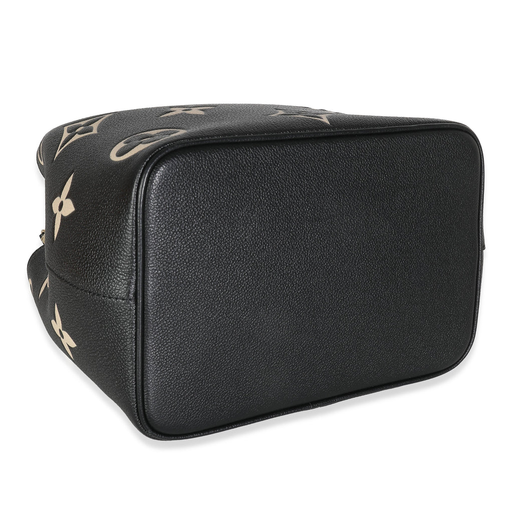 Louis Vuitton Black Beige Giant Empreinte NeoNoe MM