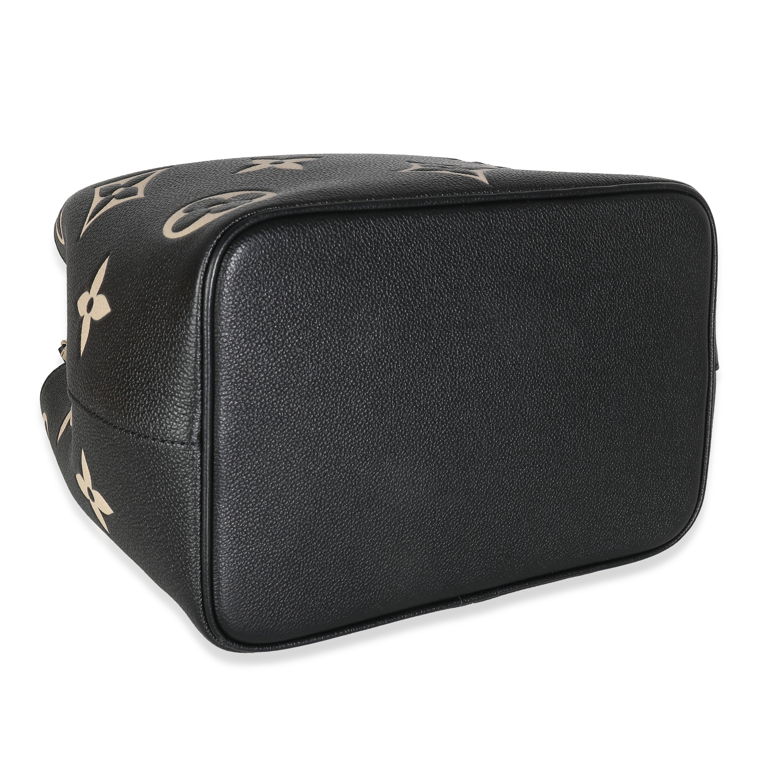 Louis Vuitton Black Beige Giant Empreinte NeoNoe MM
