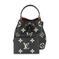 Louis Vuitton Black Beige Giant Empreinte NeoNoe MM
