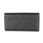 Louis Vuitton Black Empreinte Sarah Wallet