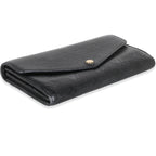Louis Vuitton Black Empreinte Sarah Wallet