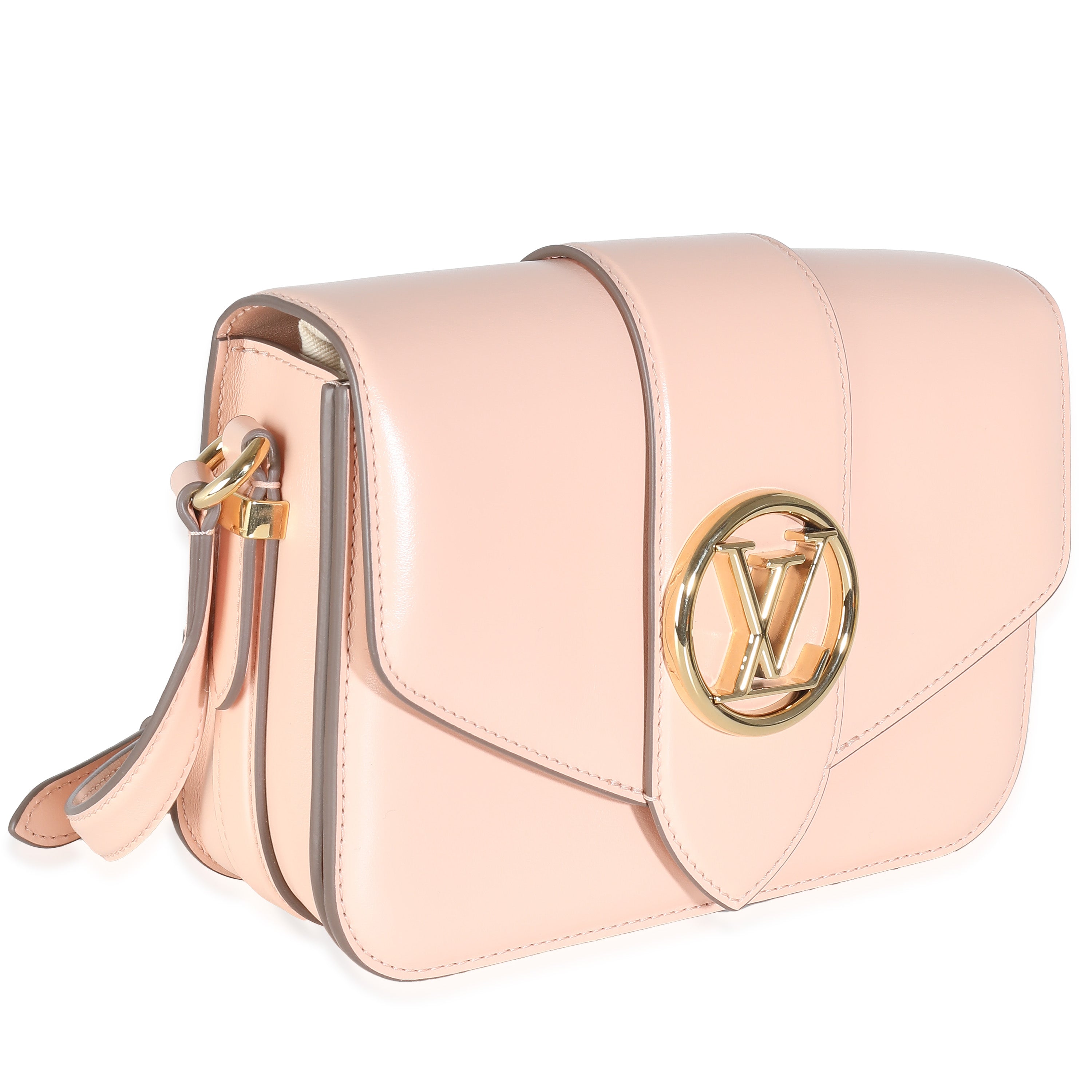 Louis Vuitton Rose Himalaya Smooth Calfskin LV Pont 9